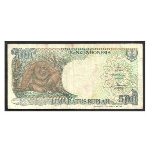 CÉDULA DA INDONÉSIA 500 RUPIAS BC/MBC