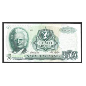 CÉDULA DA NORUEGA 50 COROAS MBC