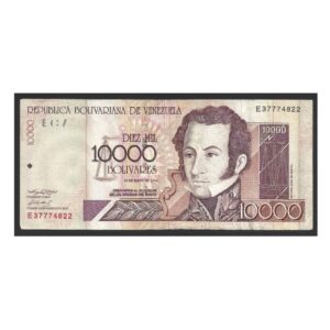 CÉDULA DA VENEZUELA 5000 BOLIVIANOS MBC
