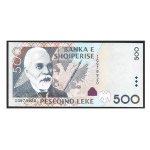 CÉDULA DA ALBÂNIA 500 LEKE FE