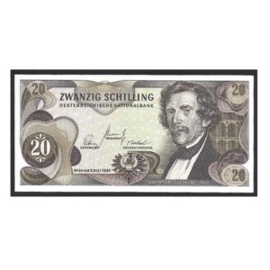 CÉDULA DA ÁUSTRIA 20 SHILLING SOB/FE