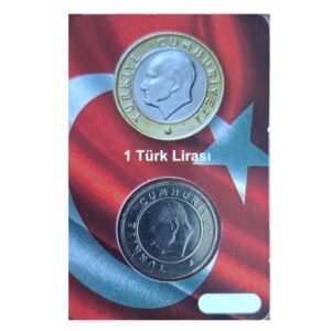 MOEDA DA TURQUIA 1 LIRA 2024 NO BLISTER