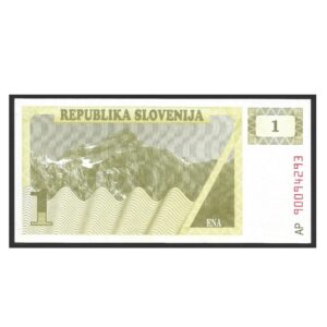 CÉDULA DA ESLOVÊNIA 1 TONAR SOBERBA