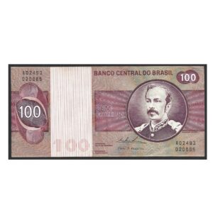CÉDULA DO BRASIL 100 CRUZEIROS C 146 SOBERBA