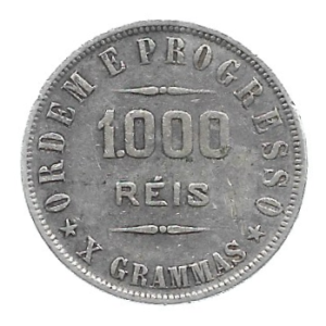 MOEDA DO BRASIL 1000 RÉIS 1911 P 691 SOBERBA