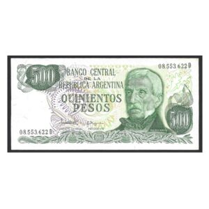 CÉDULA DA ARGENTINA 500 PESOS SOBERBA