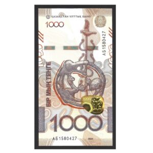 CÉDULA DO CASAQUISTÃO 1000 TENGE 2024 P 52 FE