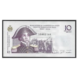 CÉDULA DO HAITI 10 GOURDES 2016 P 272 FE