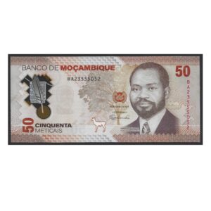 CÉDULA DE MOÇAMBIQUE 50 METICAIS POLÍMERO FE