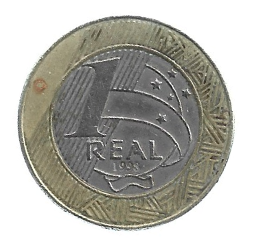MOEDA DO BRASIL 1 REAL 2004 V 570 MBC - Imagem 2