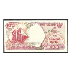 CÉDULA DA INDONÉSIA 100 RUPIAS SOBERBA