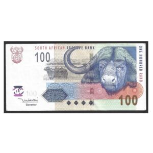 CÉDULA DA ÁFRICA DO SUL 100 RANDS SOBERBA