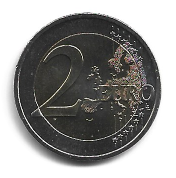 MOEDA DA GRÉCIA 2 EUROS 2016 KM 281 - Imagem 2