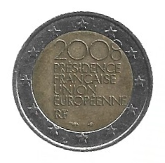 MOEDA DA FRANÇA 2 EUROS 2008 KM 1459