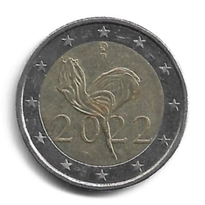 MOEDA DA FINLÂNDIA 2 EUROS 2022