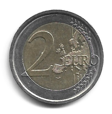 MOEDA DA ITÁLIA 2 EUROS 2015 KM 381 - Imagem 2