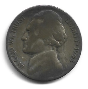 MOEDA DOS EUA 5 CENTS 1943 P KM 192 A - Imagem 2