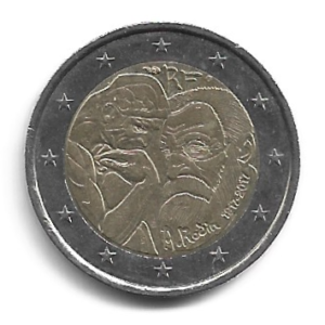 MOEDA DA FRANÇA 2 EUROS 2017