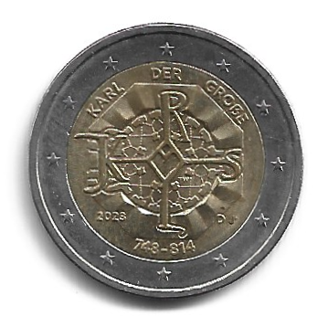 MOEDA DA ALEMANHA 2 EUROS 2023 D