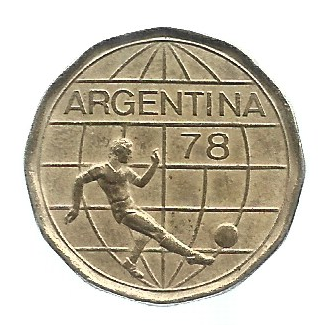 MOEDA DA ARGENTINA 50 PESOS 1977 KM 76