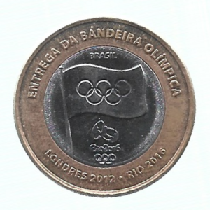 MOEDA DO BRASIL 1 REAL V 600 SOBERBA