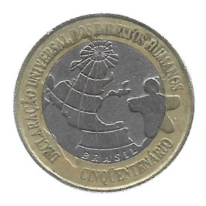 MOEDA DO BRASIL 1 REAL  2004 V 570 MBC