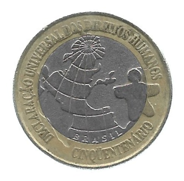MOEDA DO BRASIL 1 REAL 2004 V 570 MBC