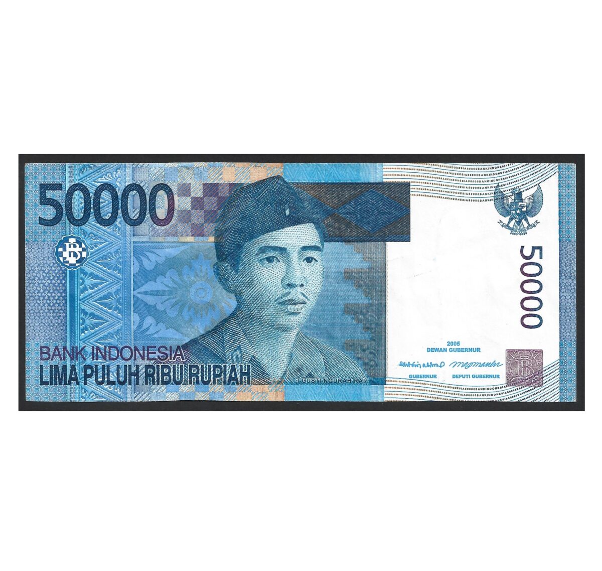 CÉDULA DA INDONÉSIA 50000 RUPIAS 2005 MBC