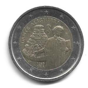 MOEDA DA ITÁLIA 2 EUROS 2015 KM 381