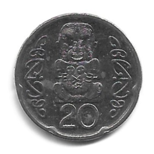 MOEDA DA NOVA ZELÂNDIA 20 CENTS 2008 KM 118 A