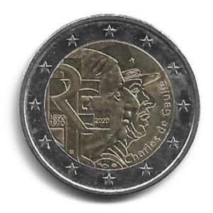 MOEDA DA FRANÇA 2 EUROS 2020
