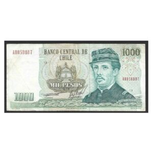 CÉDULA DO CHILE 1000 PESOS MBC
