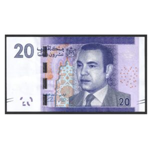 CÉDULA DE MARROCOS 20 DIRHAMS 2012 MBC