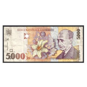 CÉDULA DA ROMÊNIA 5000 LEI MBC