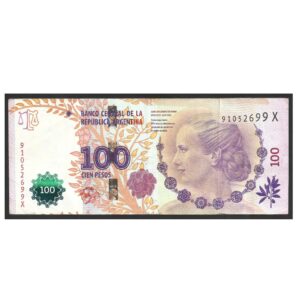 CÉDULA DA ARGENTINA 100 PESOS MBC