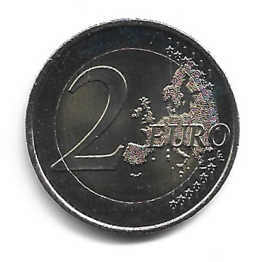 MOEDA DA FRANÇA 2 EUROS 2021 - Imagem 2