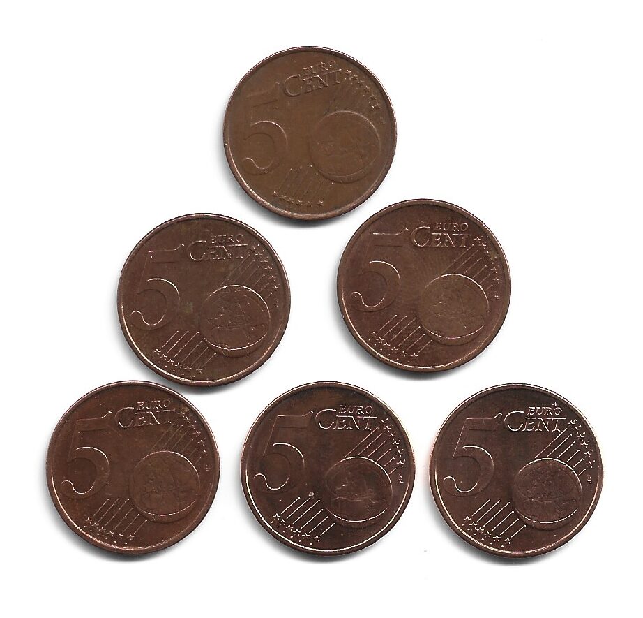 MOEDAS DOS PAÍSES BAIXOS 5 CENTS - Imagem 2