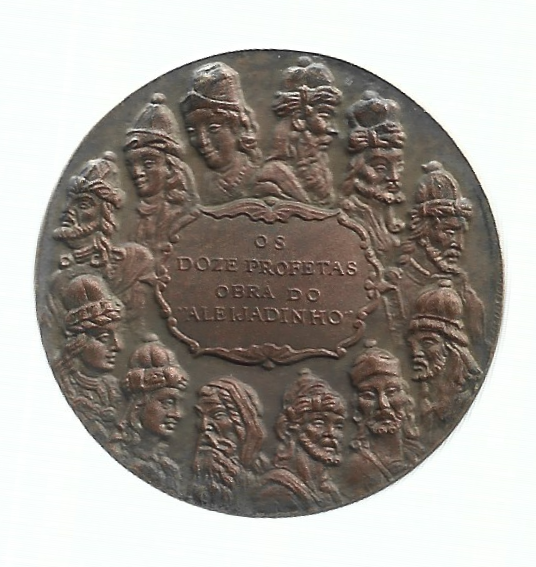 MEDALHA DO BRASIL OS 12 PROFETAS - OBRA DO ALEIJADINHO