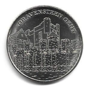 MEDALHA / TOKEN SIMBOLOS NACIONAIS DO PATRIMÔNIO BELGA