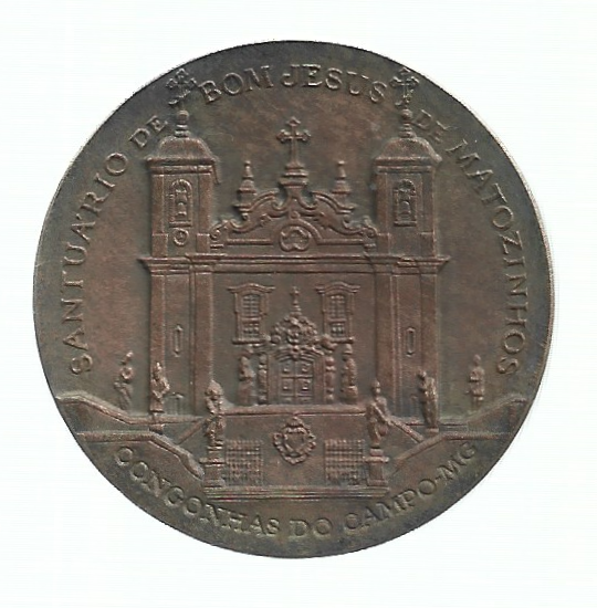 MEDALHA DO BRASIL OS 12 PROFETAS - OBRA DO ALEIJADINHO - Imagem 2