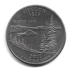 MOEDA DOS EUA 25 CENTS / QUARTER 2005 P KM 372