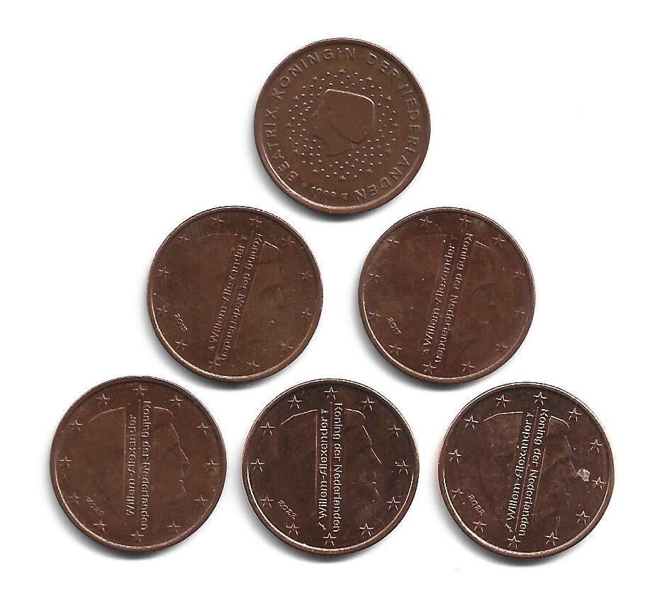 MOEDAS DOS PAÍSES BAIXOS 5 CENTS