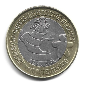 MOEDA DO BRASIL 1 REAL 1998 V 570 MBC/SOB