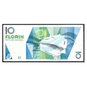 CÉDULA DE ARUBA 10 FLORINS MBC
