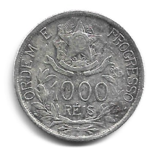 OEDA DO BRASIL 1000 RÉIS 1913 P 703 MBC/SOB