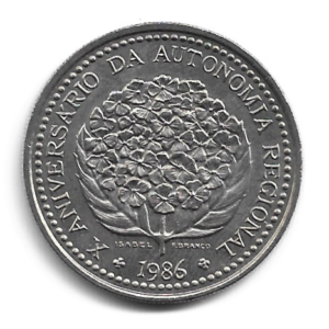 MOEDA DOS AÇORES 100 ESCUDOS 1986 KM 45