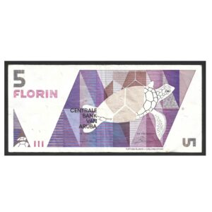 CÉDULA DE ARUBA 5 FLORINS MBC