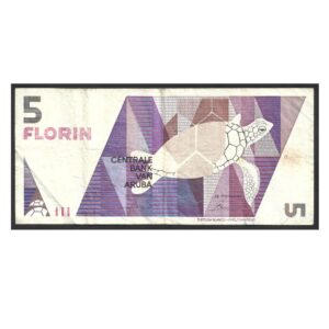CÉDULA DE ARUBA 5 FLORINS MBC