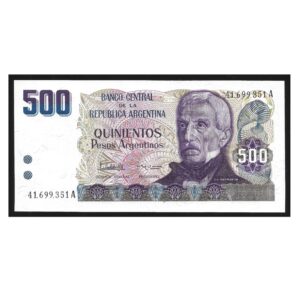 CÉDULA DA ARGENTINA 500 PESOS FE