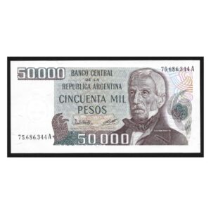 CÉDULA DA ARGENTINA 50000 PESOS FE